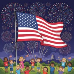 4th Of July Coloring - Origin image