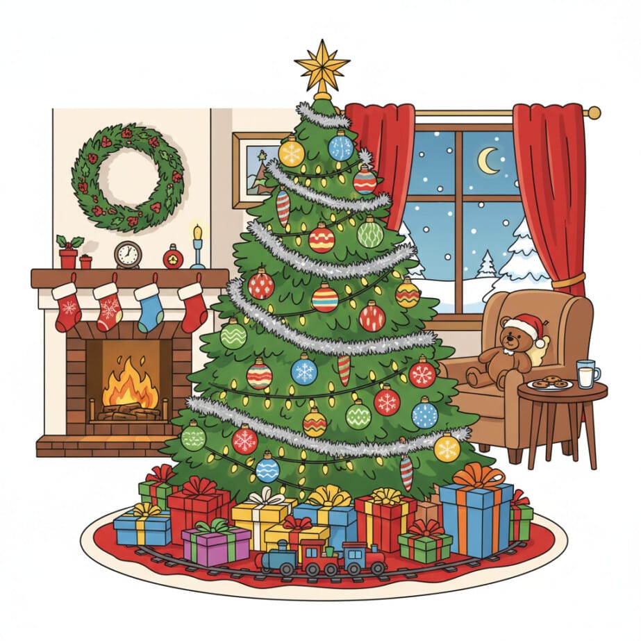 Free Christmas Coloring 2