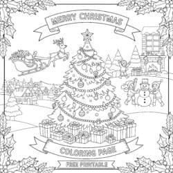 Free Printable Coloring Page Christmas - Printable Coloring page