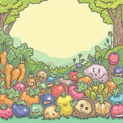 Coloring Page Of Vegetables - Origin image