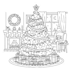 Free Christmas Coloring - Printable Coloring page