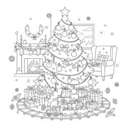 Christmas Color Images - Printable Coloring page