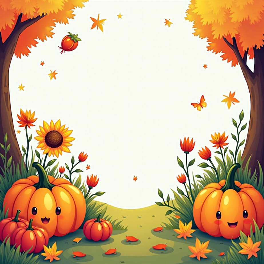 Free Printable Fall Coloring Sheet 2