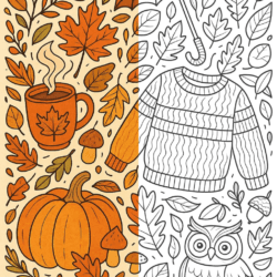Autumn Coloring Pages Category