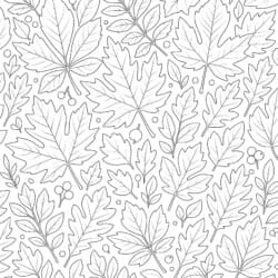 Autumn Leaf Coloring Page - Printable Coloring page
