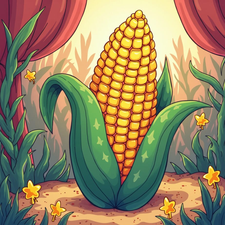 Corn Coloring Page 2