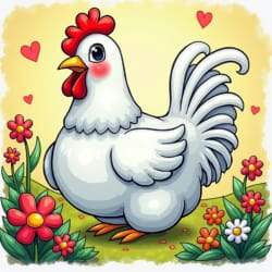 Chicken Coloring - Origin image