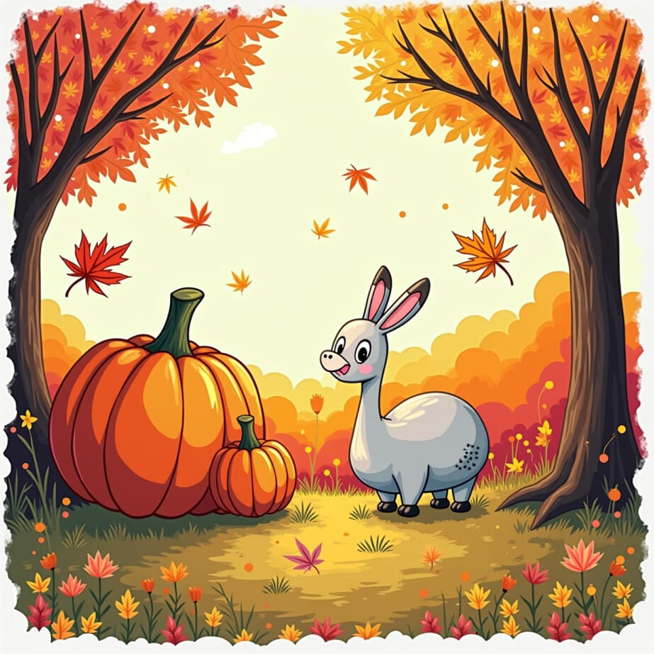 Fall Adult Coloring Page 2