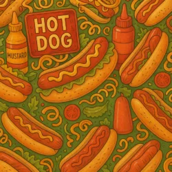Hot Dog Coloring Page - Origin image