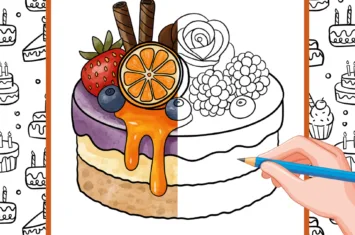 How to Draw a Cake