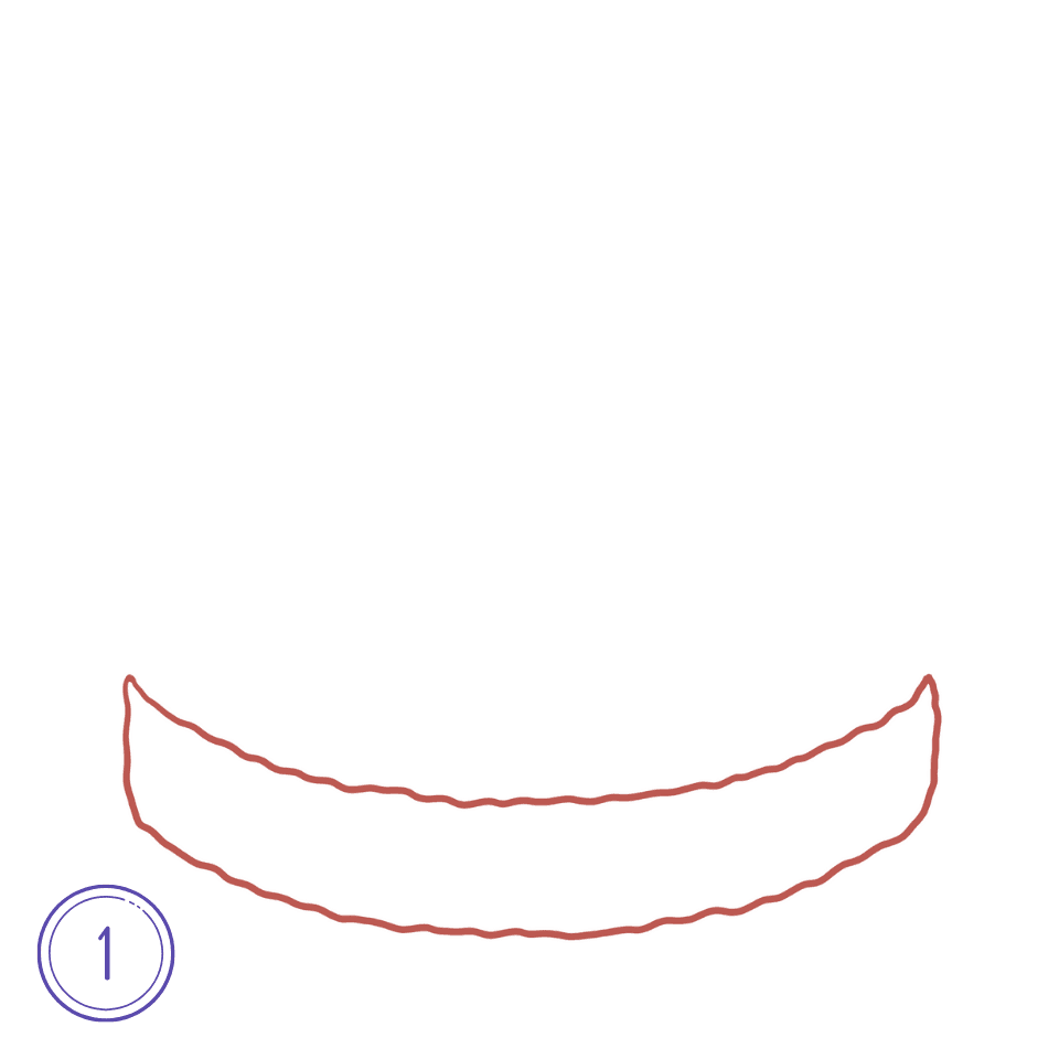 How to Draw a Cake Step 1