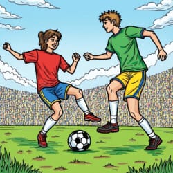 Soccer Picture To Color - Origin image