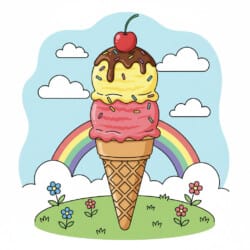 Ice Cream Truck Coloring Page - Origin image