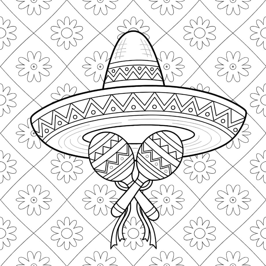 Cinco De Mayo Coloring