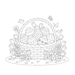Easter Coloring Printable - Printable Coloring page