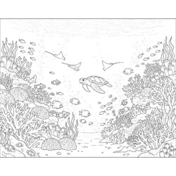 Tropické Ryby K Vybarvení - Omalovánky k vytisknutí