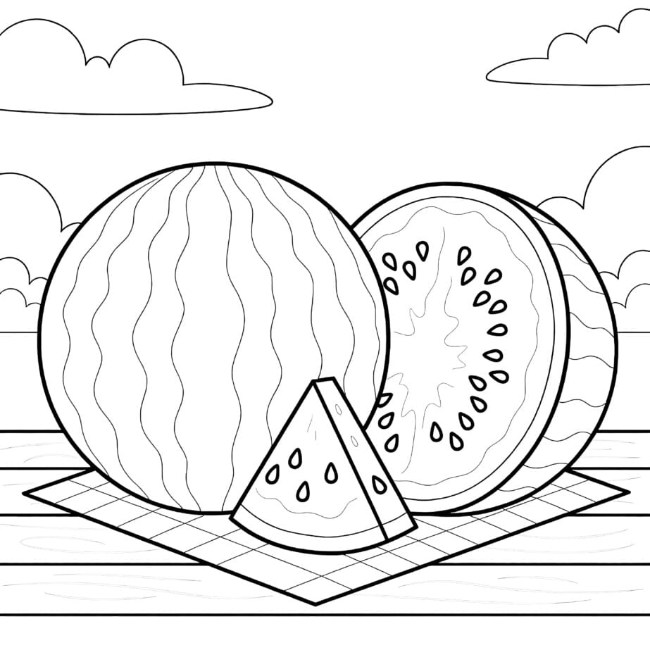 Watermelon Colouring