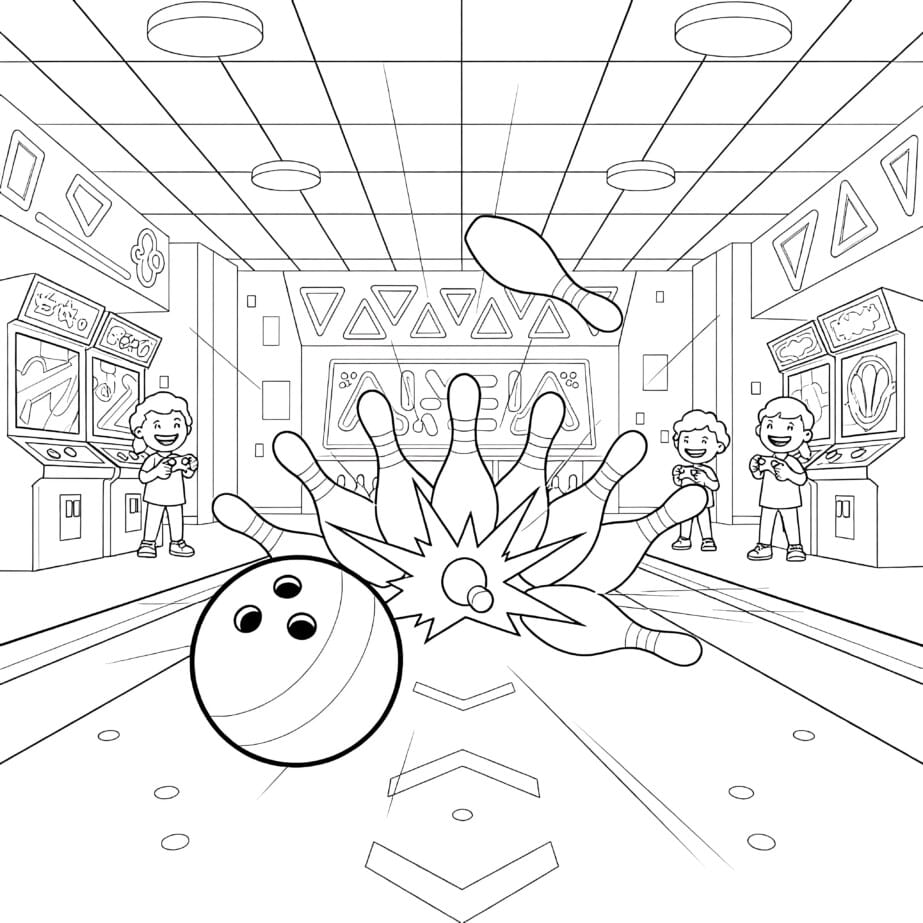 Bowling Coloring