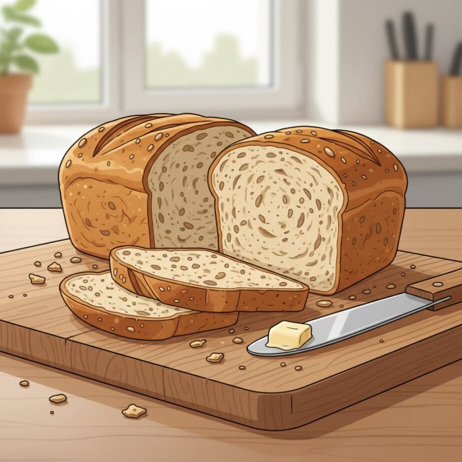 Bread Coloring Page 2