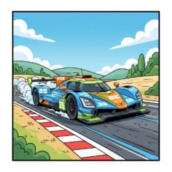 Colouring Racing Car - Origin image