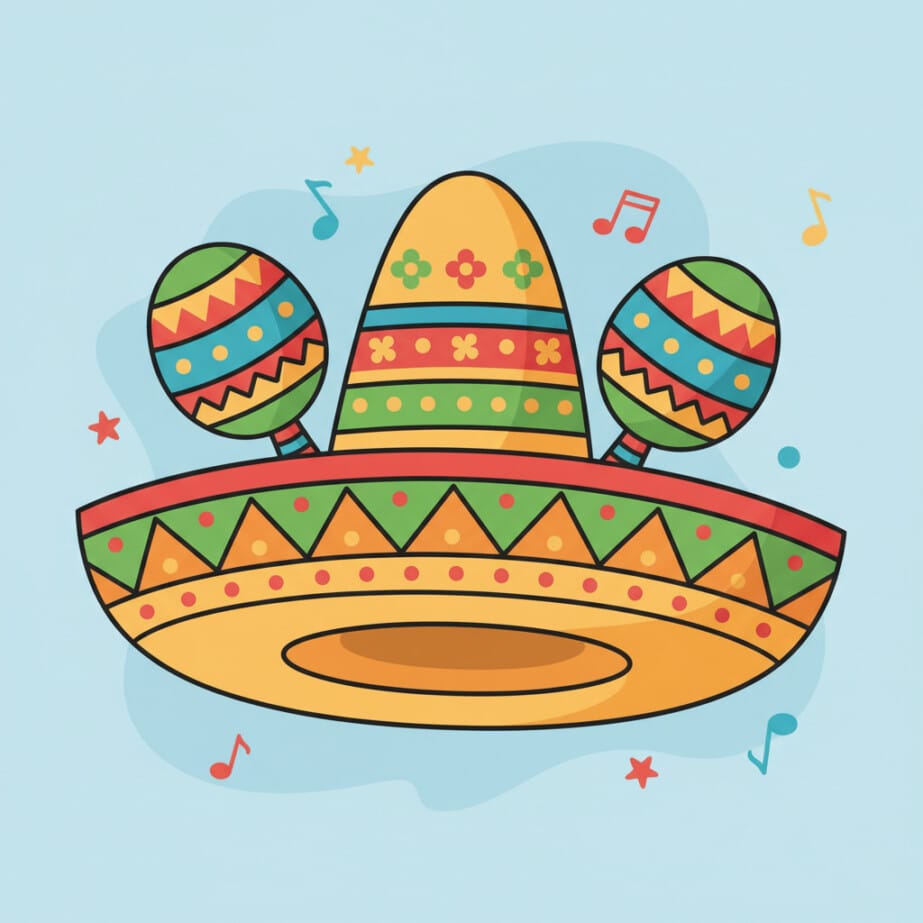 Cinco De Mayo Color Page 2