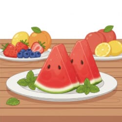 Watermelon Coloring Page - Origin image