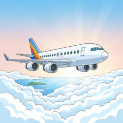 Aeroplane Coloring Page - Origin image