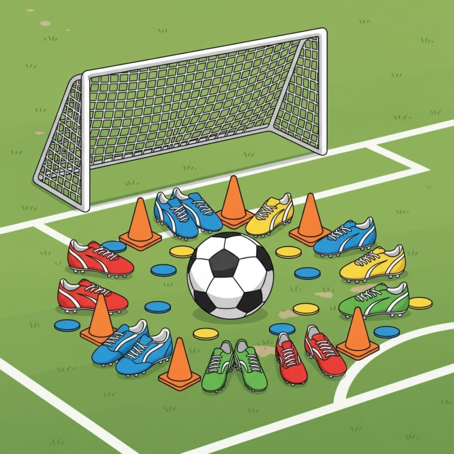 Soccer Ball Color Sheet 2