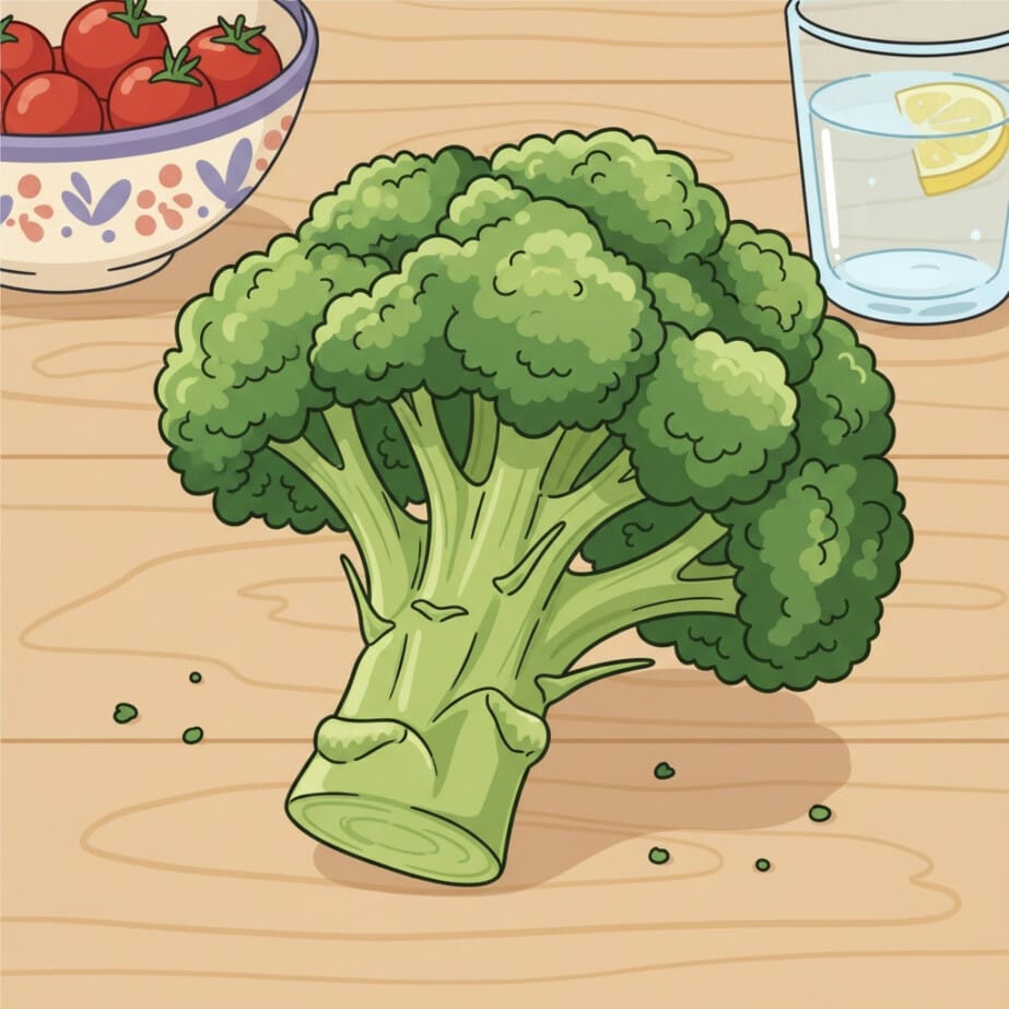 Broccoli Coloring 2