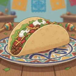 Taco Coloring Page - Origin image