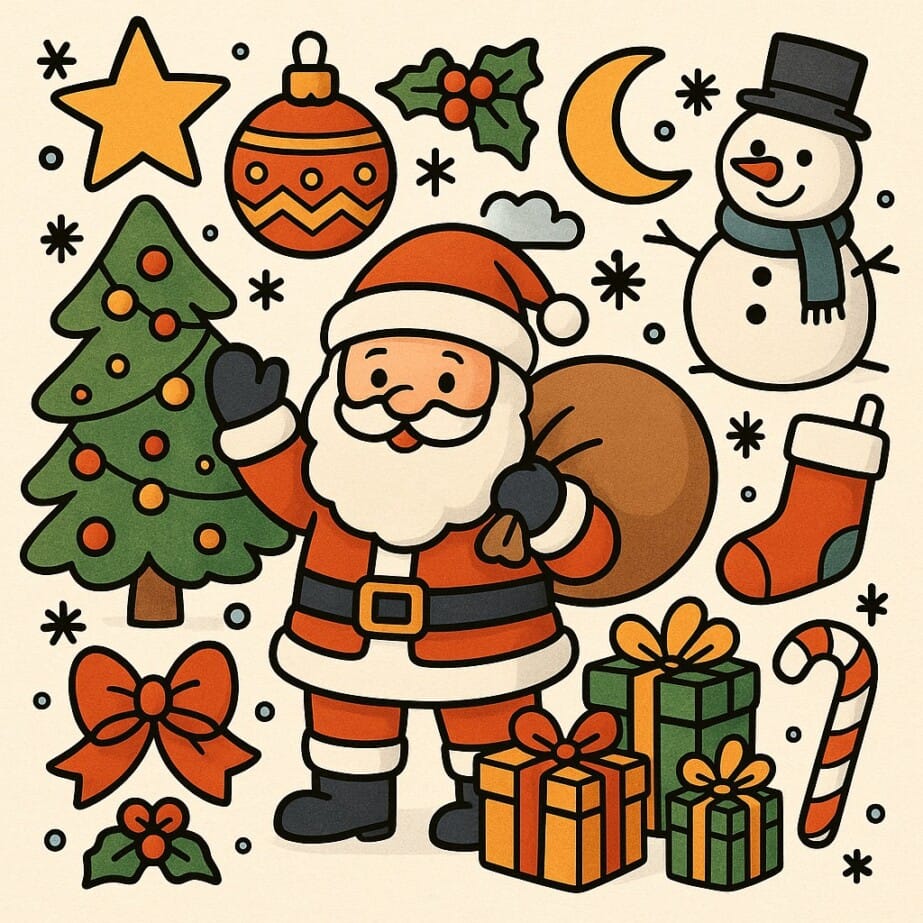 Christmas Coloring Preschool 2