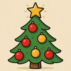 Christmas Tree Coloring Tree - Origin image