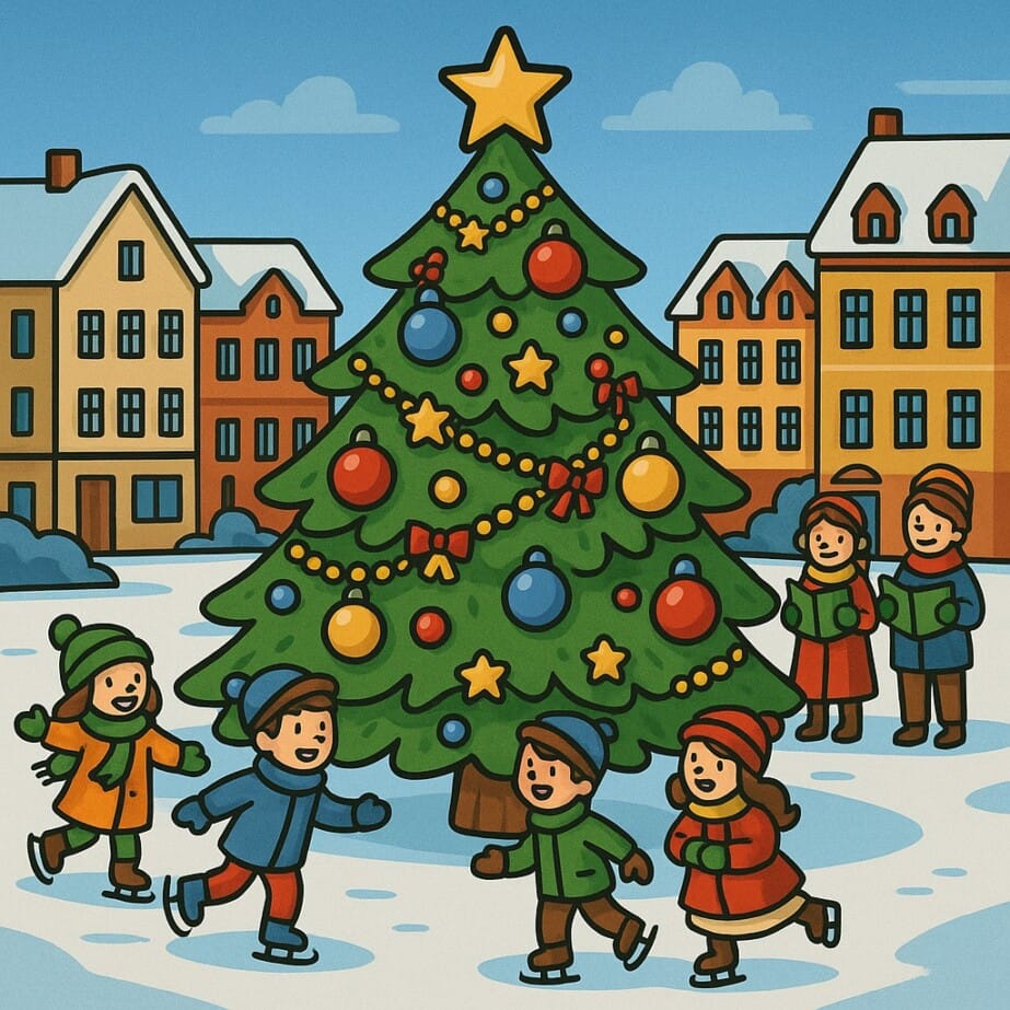 Christmas Tree Colouring 2