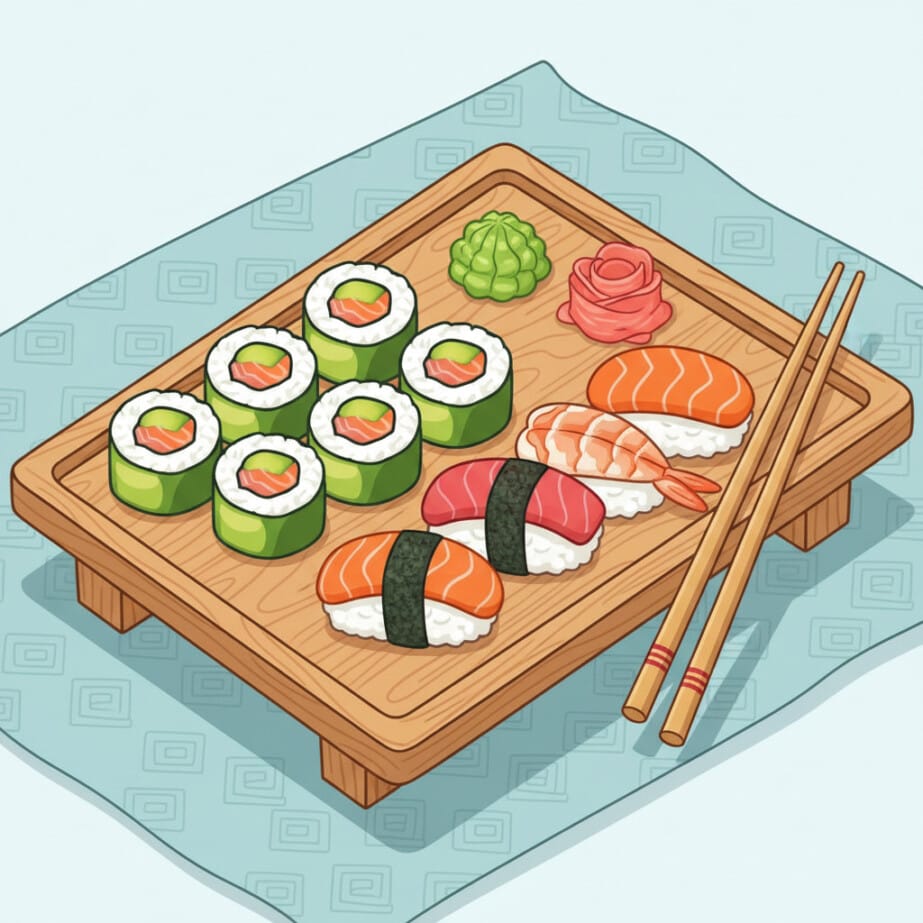 Sushi Coloring 2