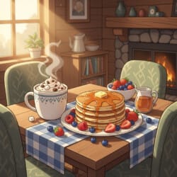 Breakfast Coloring Page - Origin image