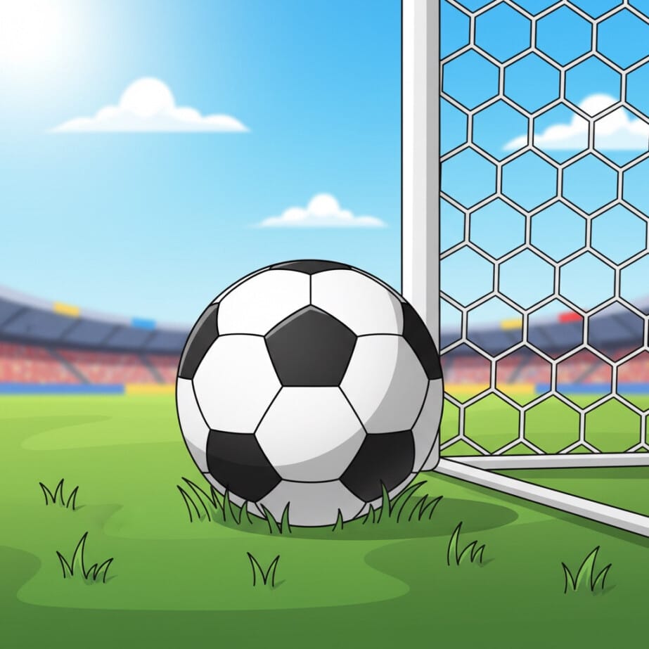 Coloring Page Of A Soccer Ball 2