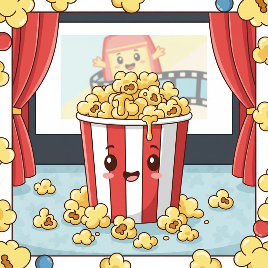 Popcorn Color Page 2