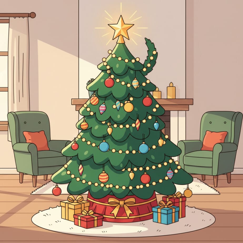 Christmas Colouring Tree 2