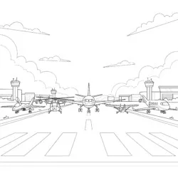 Aircraft Coloring - Printable Coloring page