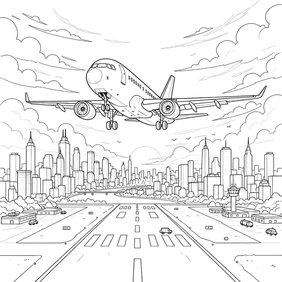 Airplane Coloring