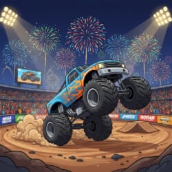Colouring Monster Truck - Origin image