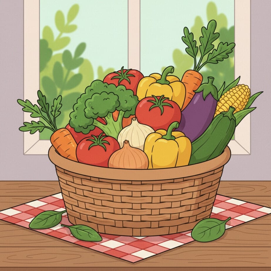 Coloring Picture Of Vegetables 2
