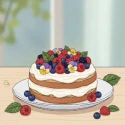 Coloring Picture Cake - Origin image