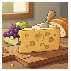 Cheese Coloring Page - Origin image