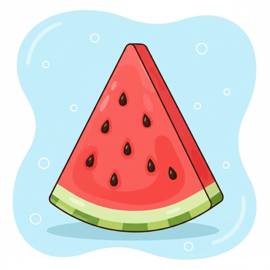 Coloring Picture Of Watermelon 2