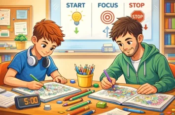 Coloring with ADHD: how to “switch on focus” and keep it (adults & teens)