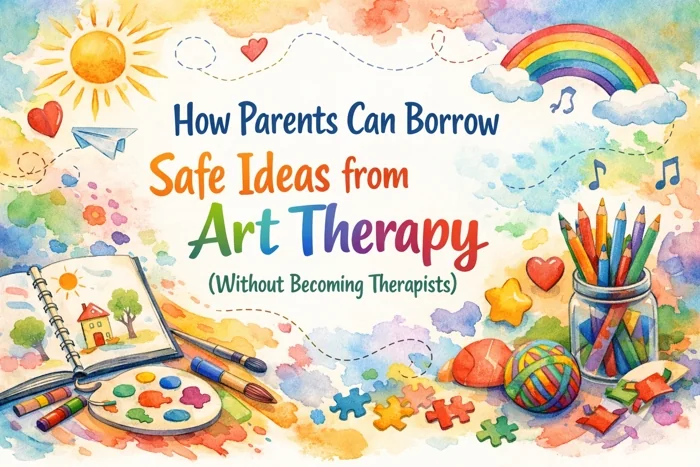 How Parents Can Borrow Safe Ideas from Art Therapy (Without Becoming Therapists)