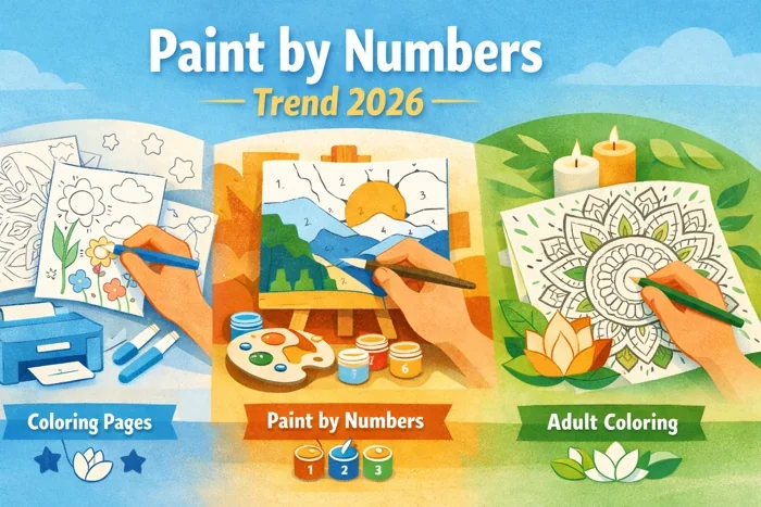 The Rise of “Paint by Numbers” and Adult Coloring: What People Search For Now