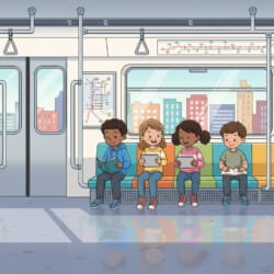 Subway Train Coloring Page - Origin image