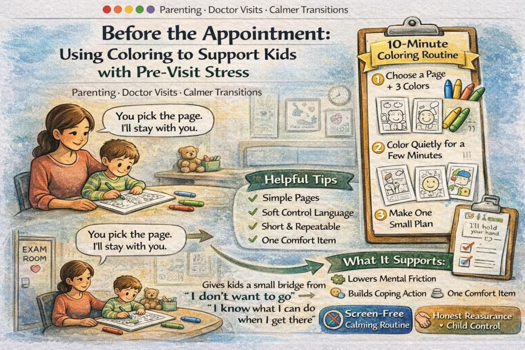 Before the Appointment Using Coloring to Lower Pre-Visit Stress in Kids